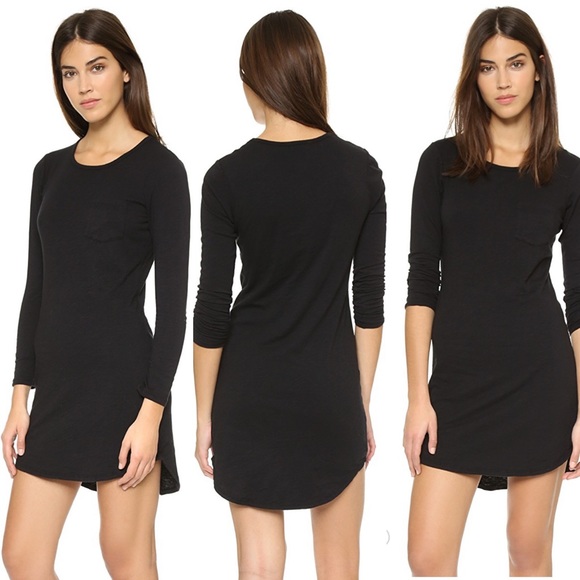 Sundry Long Sleeve Pocket Dress - Picture 2 of 8